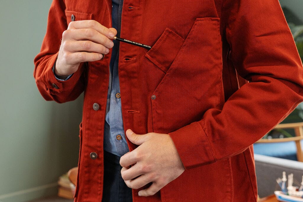 TELLASON - Coverall Jacket - Dyed Orange - immagine 3