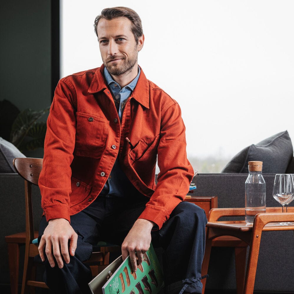 TELLASON - Coverall Jacket - Dyed Orange