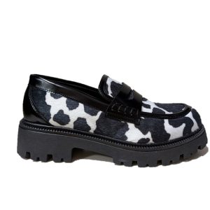 Nacrèe mocassini donna 6008037 bianco nero