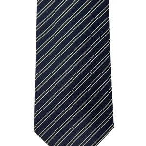 Cravatta uomo blu 9cm fantasia in pura seta cucita a mano