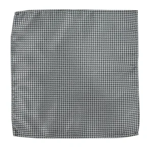 Pochette uomo grigia fantasia con bordino per giacca.