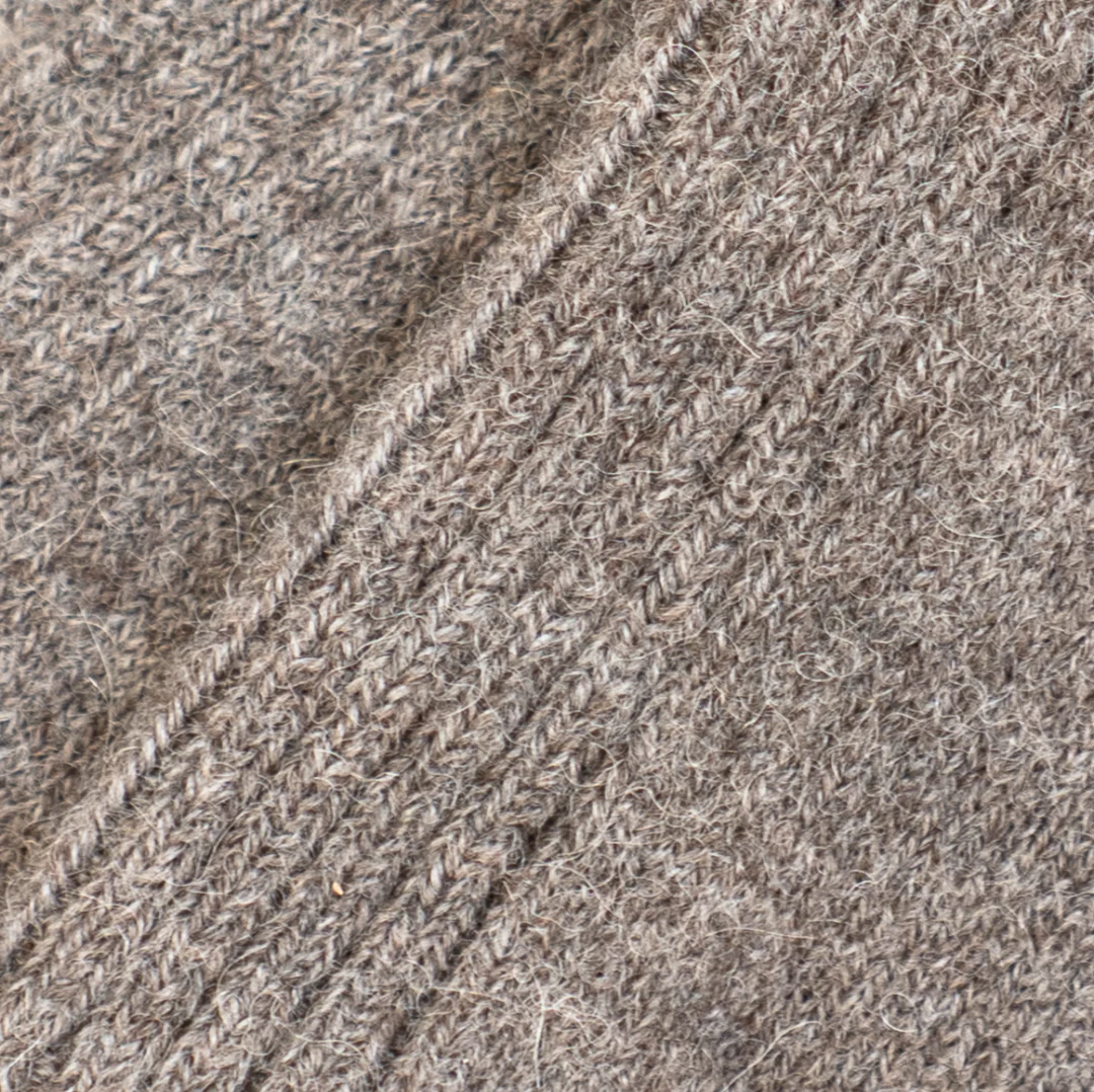 Viola 1090 | Calza calda in baby alpaca e lana merino fine - immagine 6