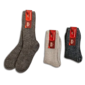 Viola 1090 | Calza calda in baby alpaca e lana merino fine