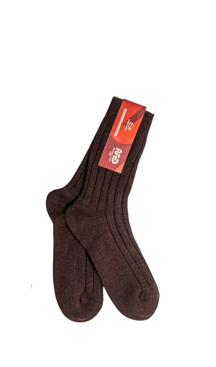 Erica 1095 | Calza calda in cashmere riciclato e merino fine - immagine 5