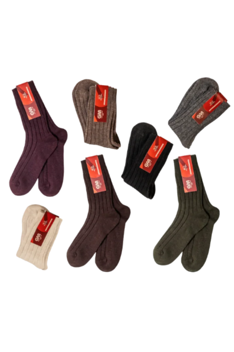 Erica 1095 | Calza calda in cashmere riciclato e merino fine