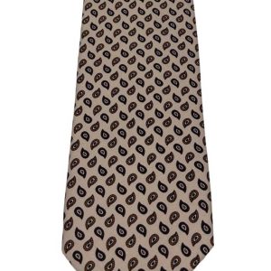 Cravatta uomo bordeaux fantasia in pura seta cucita a mano costruzione 3 piege larghezza 9cm