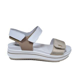 Igi&Co sandali donna 7675444 bianco platino