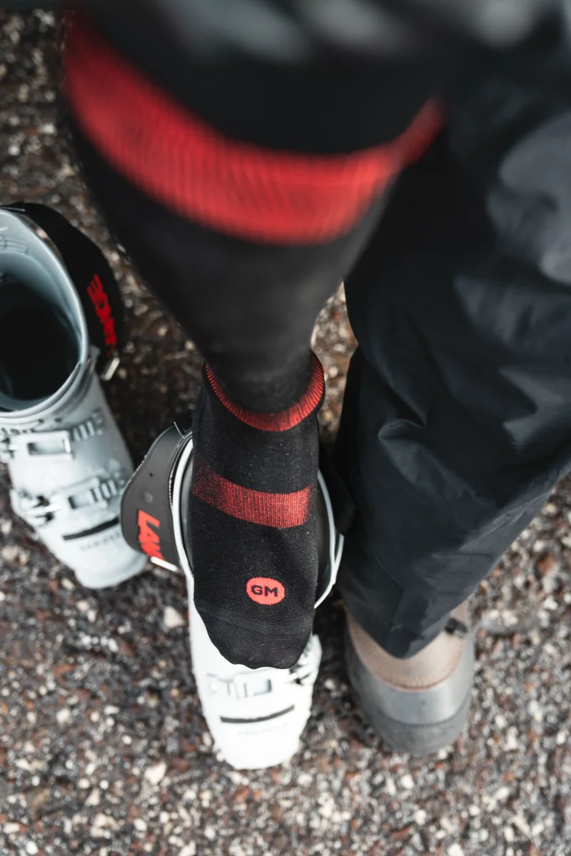 Ski Seta Race FIS Ultralight Weight 1360 | Calze sci da gara in seta - immagine 4