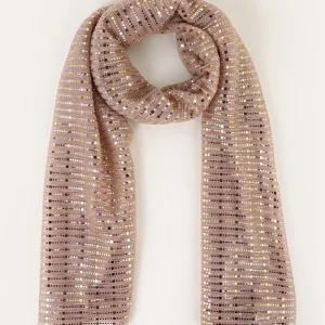 Sciarpa In Tessuto Con Decorazione Con Paillettes