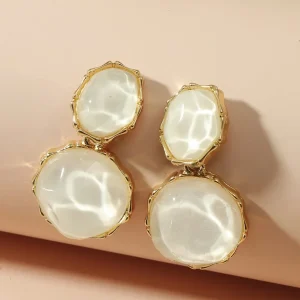 Orecchini pendenti rotondi