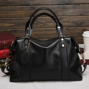 Borsa a spalla ecopelle con tracolla