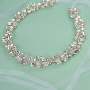 Cintura con strass elegante per cerimonia