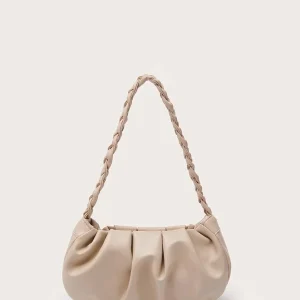 Borsa a Spalla Con Manico Intrecciato