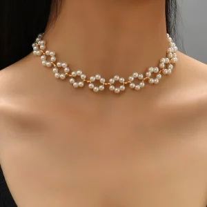 Collana Di Perline Decorazioni A Fiore