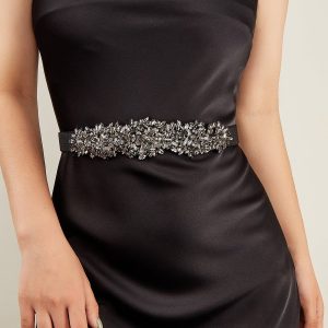 Cinture con strass lusso per decorazione del vestito