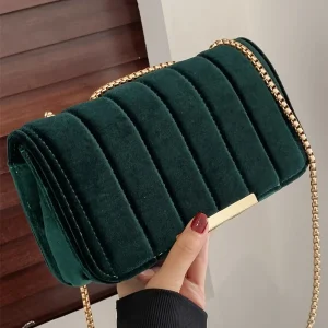 Borsa Velluto Tracolla