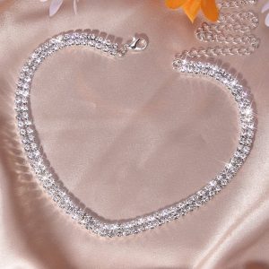 Collana con strass