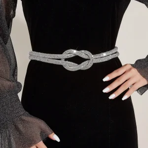 Cintura strass a nodo