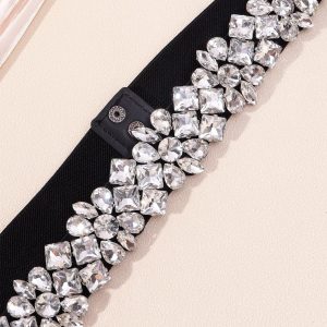 Cinture con strass affascinante per decorazione del vestito