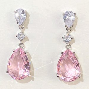 Orecchini a goccia d'acqua zirconi