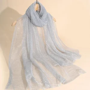 Sciarpa metallizzata elegante