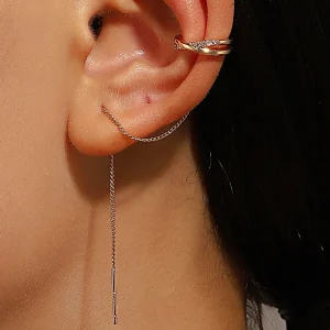 Clip Minimal Lunghi Con Pendente