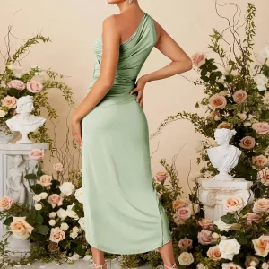 Abito monospalla cut out