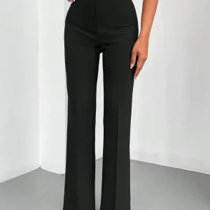 Pantaloni svasati monocolore