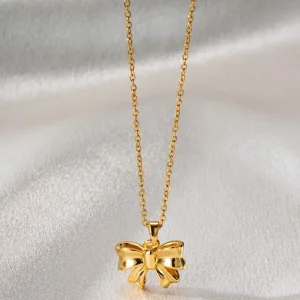 Choker fiocco acciaio inossidabile