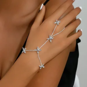 Bracciale baciamano fiori