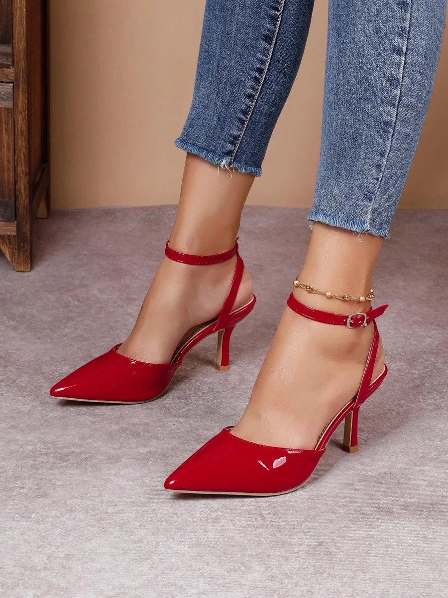 Scarpe a punta tacco a stiletto - immagine 8