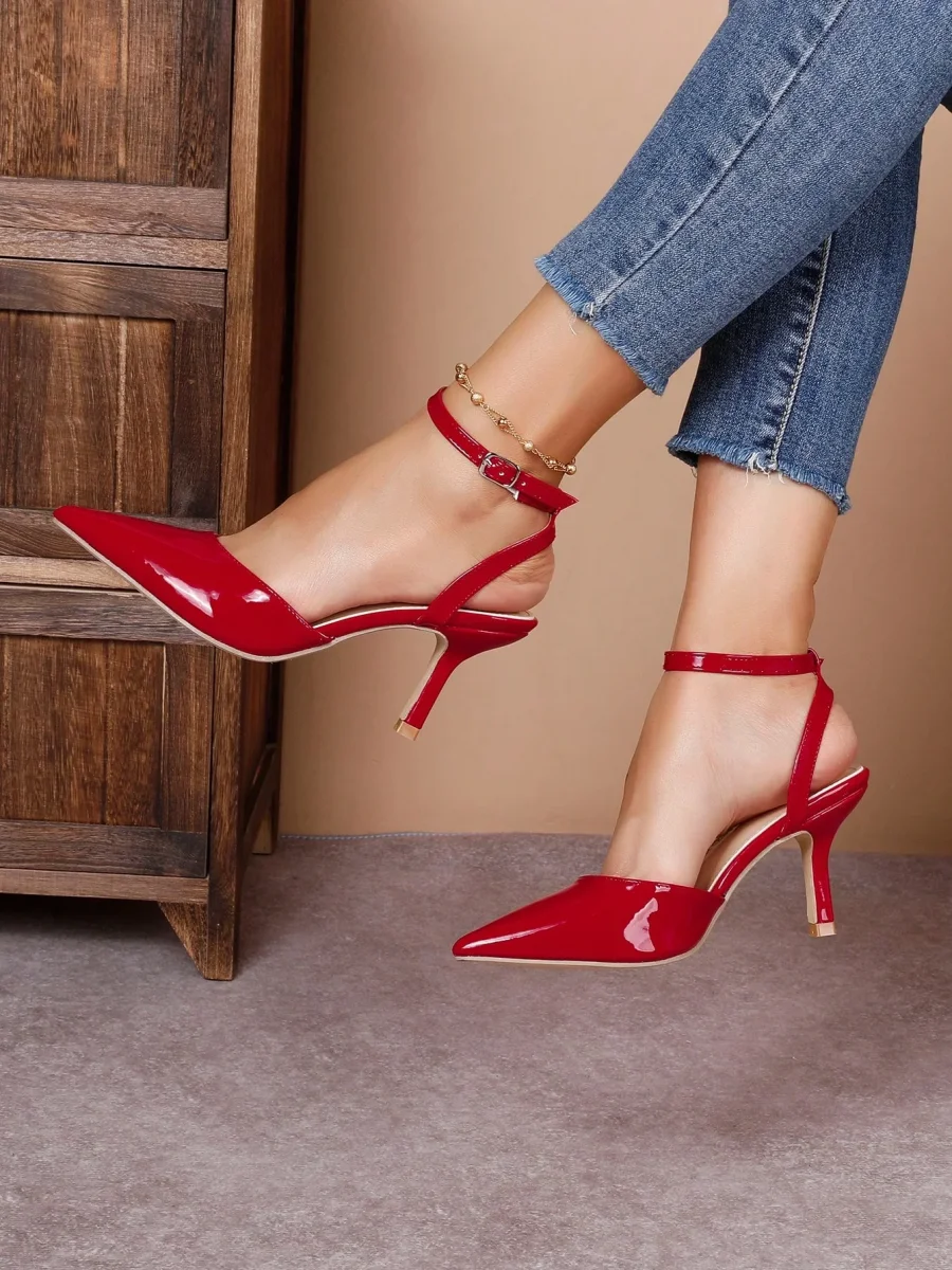 Scarpe a punta tacco a stiletto - immagine 9