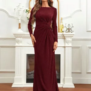 Vestito da sera lungo  con nodo