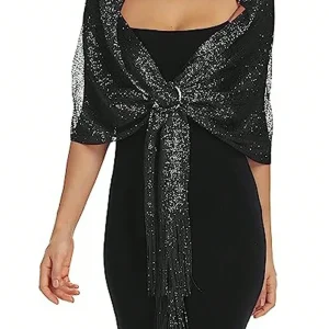 Sciarpa stola con con fibbia da cerimonia