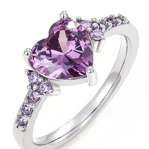 Anello In Acciaio Inossidabile  A Cuore