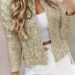 Giubbetto Pailliettes mezza stagione