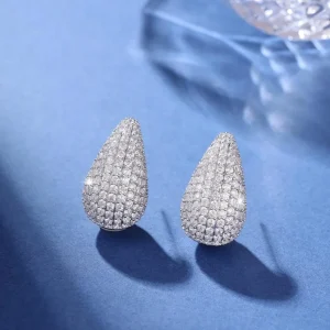 Orecchini Goccia strass