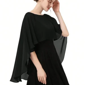 Scialle In Chiffon Tinta Unita Cerimonia