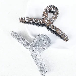 2 pezzi/Set Fermagli per capelli con perle e strass