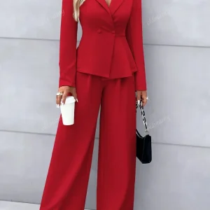 Completo Giacca Panataloni Larghi