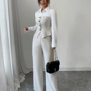 Completo Camicia/giacchina e pantapalazzo