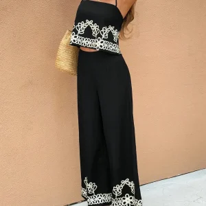 Completo Canotta e pantaloncini con stampa floreale