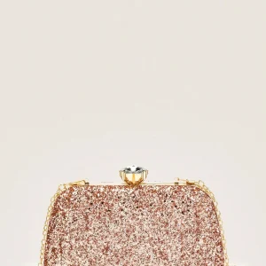 Borsa clutch brillantinata