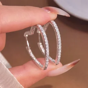 Orecchini Cuori Eleganti in Argento Sterling 925