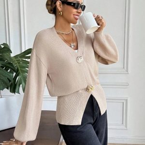 Cardigan dettagli bottoni metallo