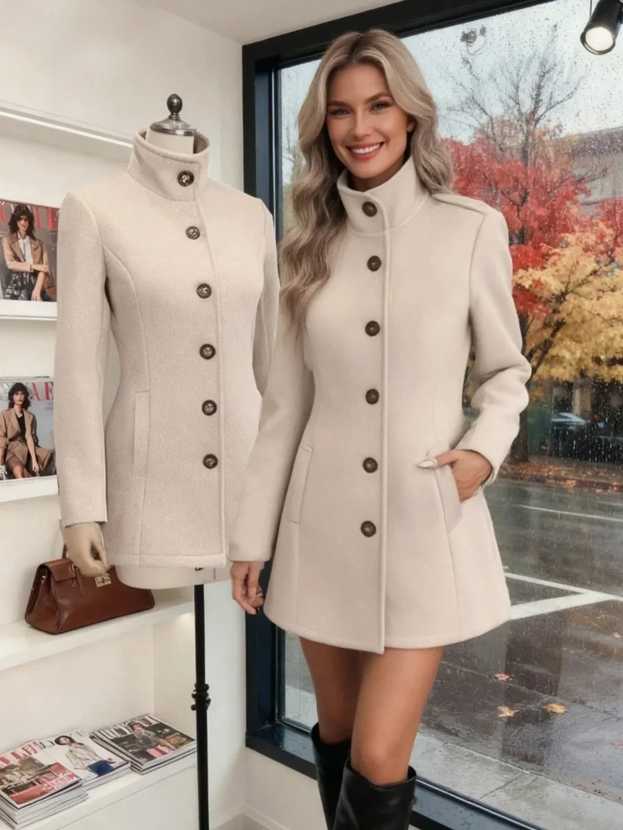 Cappotto avvitato mezza lunghezza - immagine 2