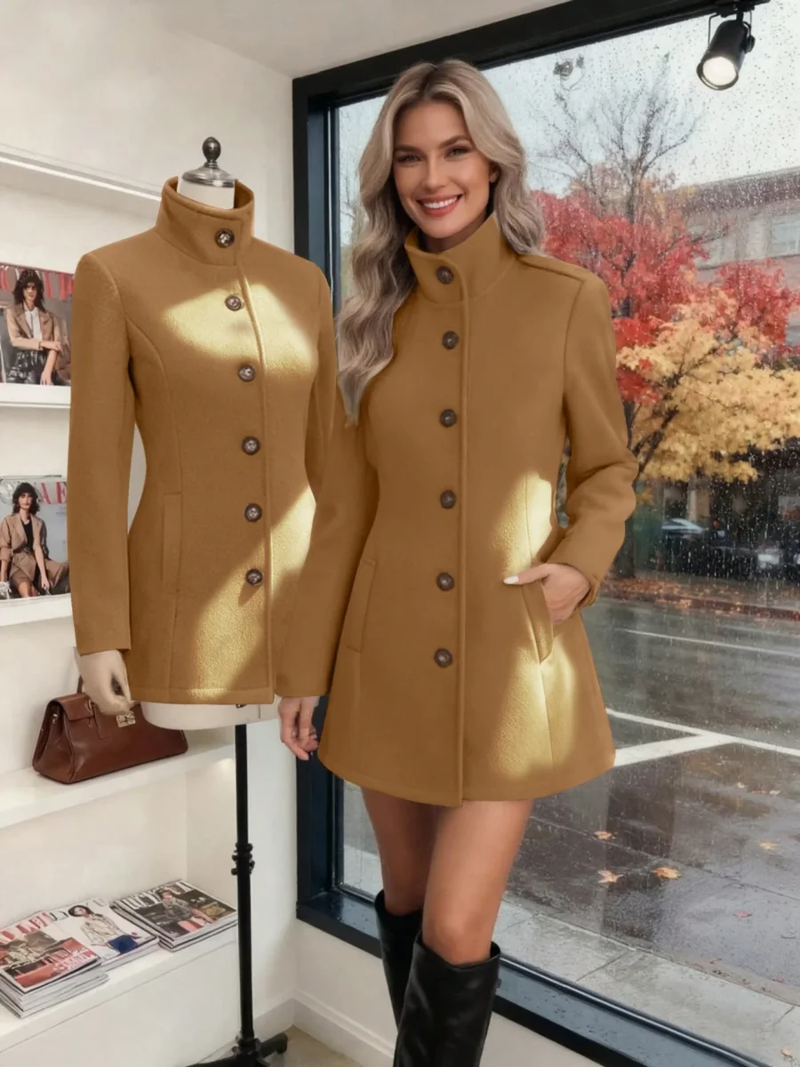 Cappotto avvitato mezza lunghezza - immagine 5