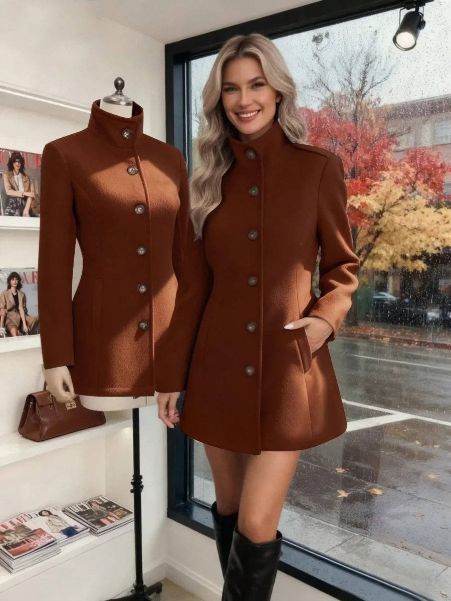 Cappotto avvitato mezza lunghezza - immagine 6