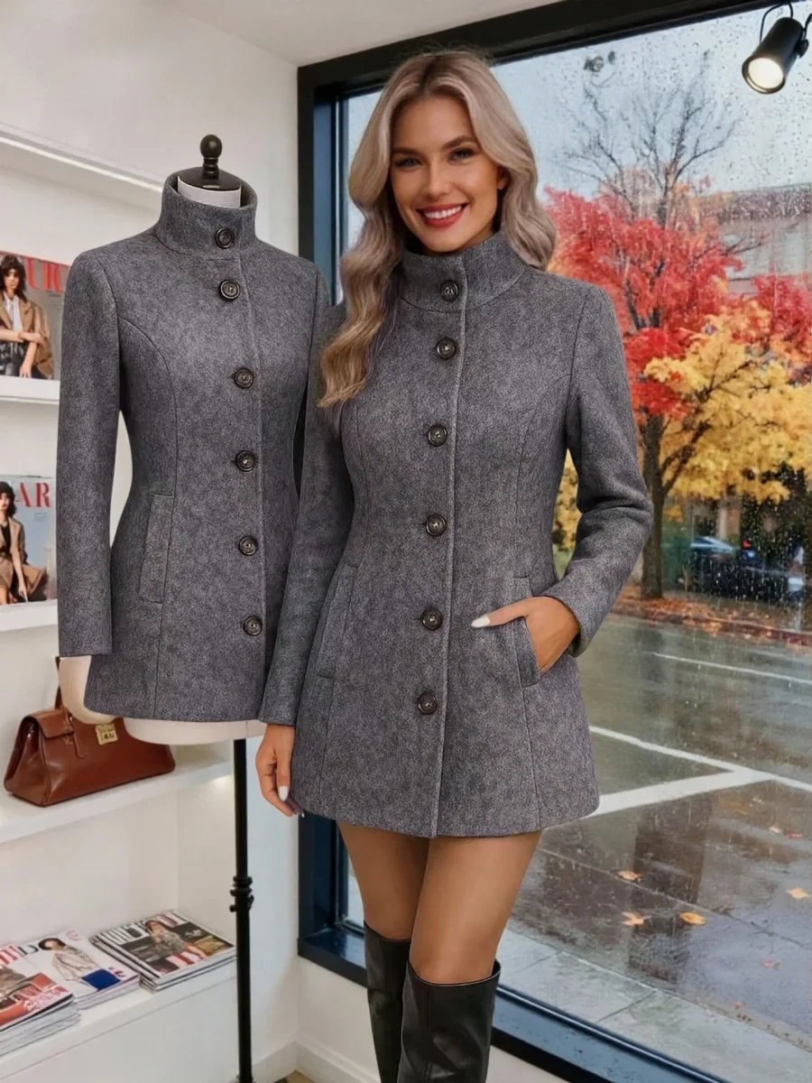 Cappotto avvitato mezza lunghezza - immagine 4