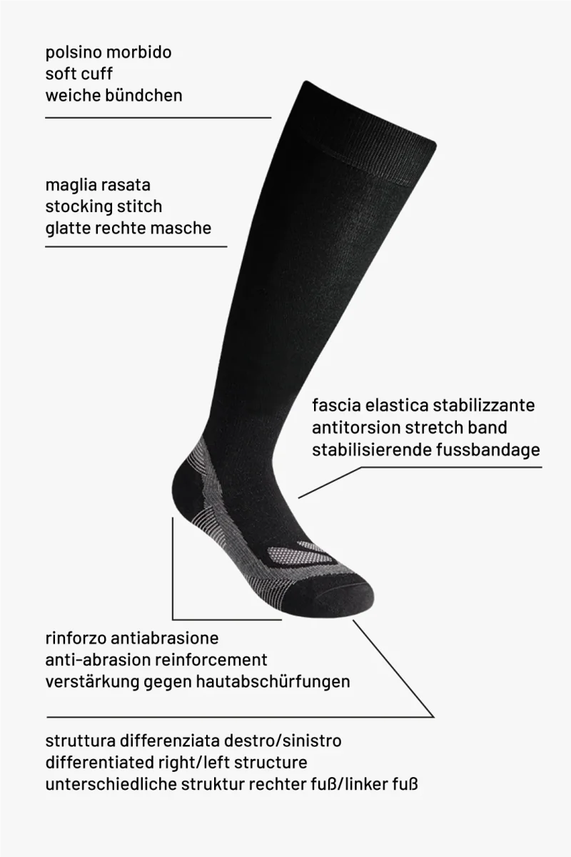 Hike Merino Superior 2437 | Calze Hiking in lana vergine merino super extrafine - immagine 3